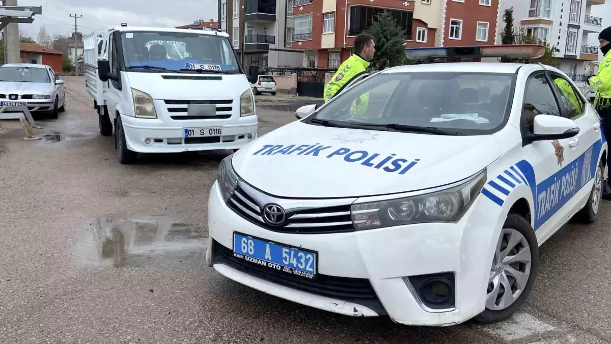 Aksaray’da Sahte Plaka Kovalaması