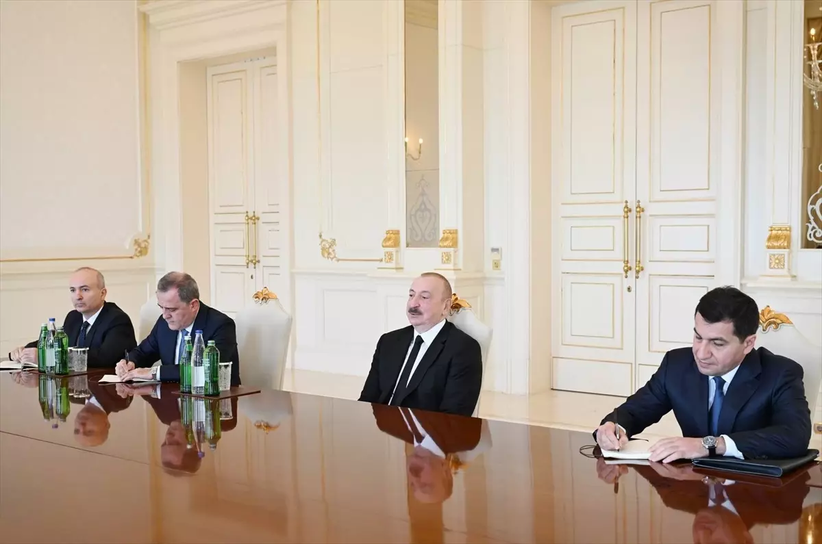 Aliyev, AGİT Genel Sekreteri Sinirlioğlu’nu Kabul Etti