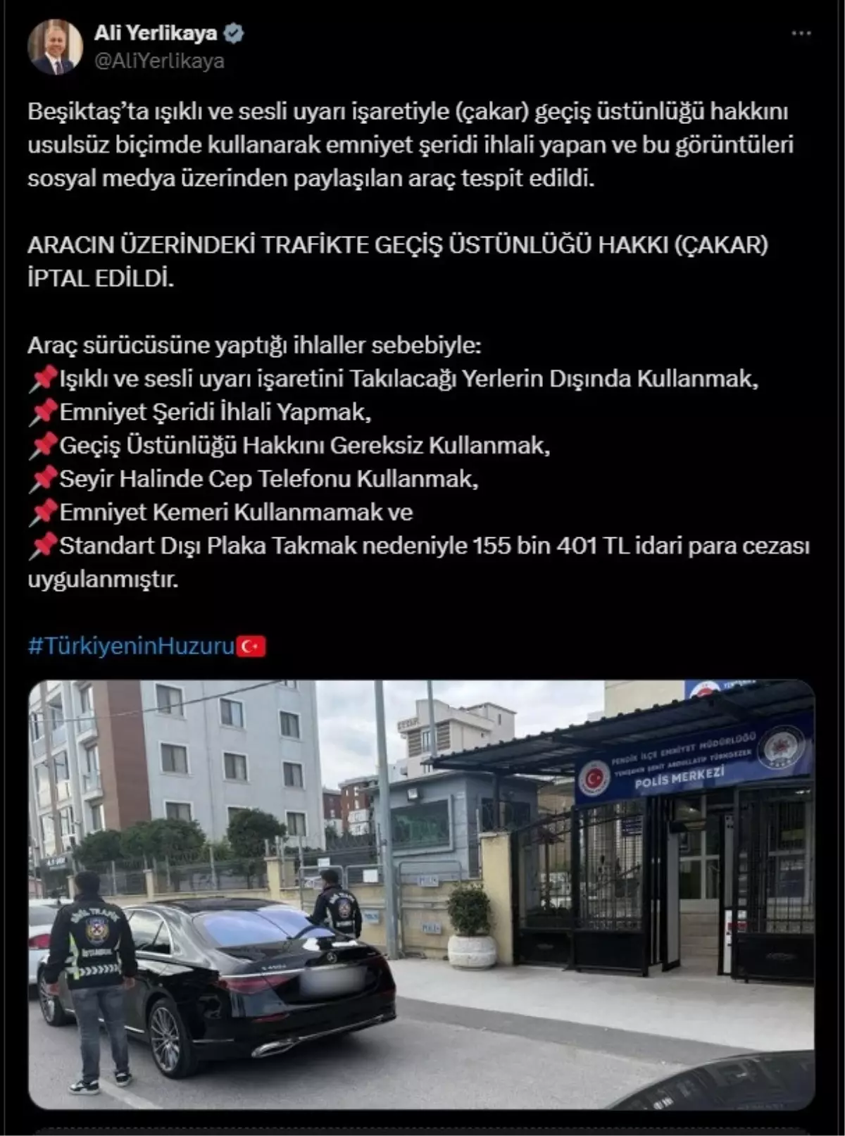 Beşiktaş’ta Çakar Hakkı İhlali