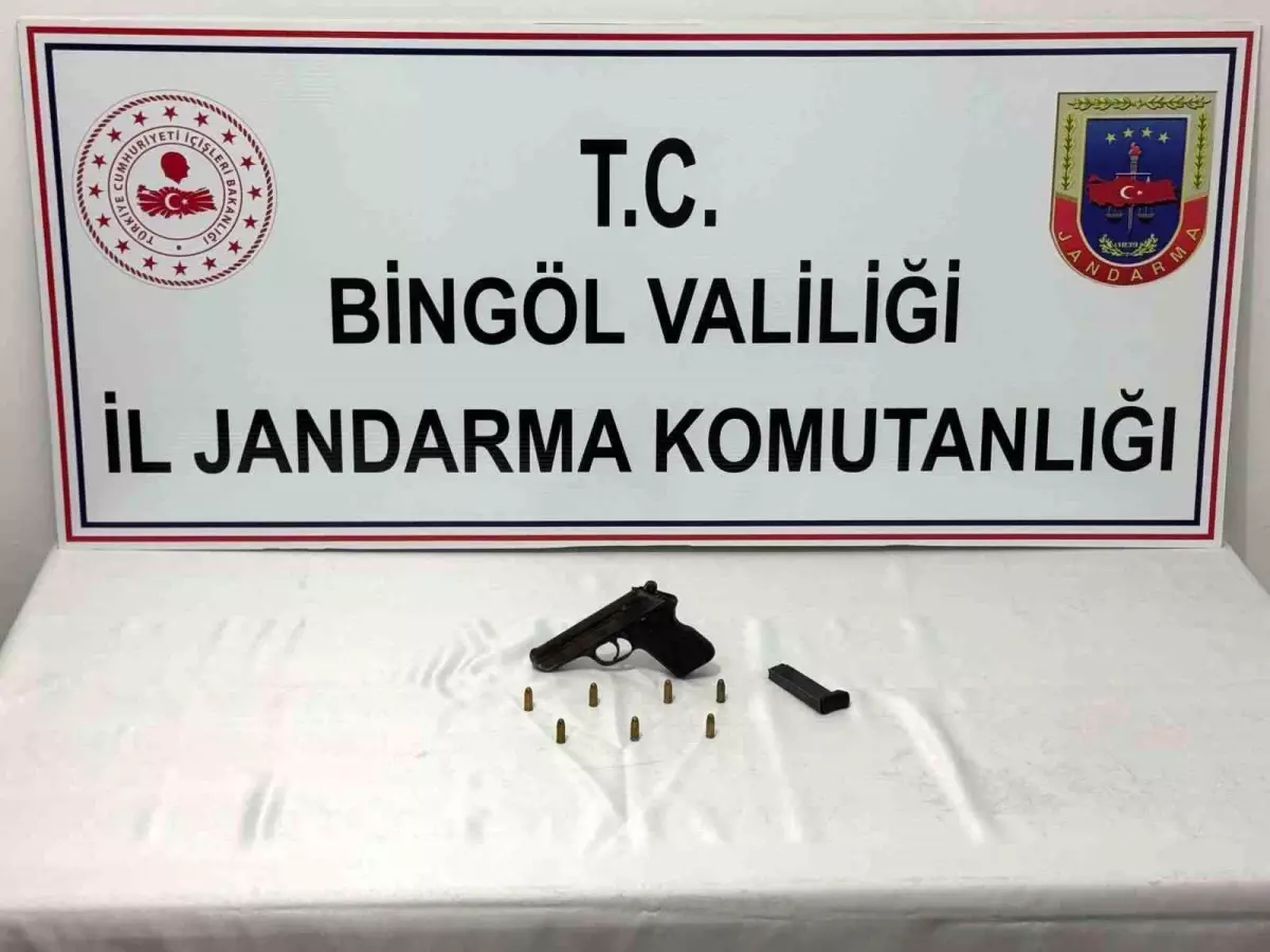 Bingöl’de Ruhsatsız Silah Ele Geçirildi