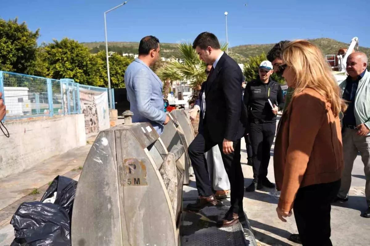 Bodrum Belediye Başkanı Mandalinci Kumbahçe’de Saha Çalışmaları Yürüttü