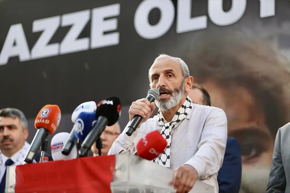 Bursa’da Gazze İçin Protesto