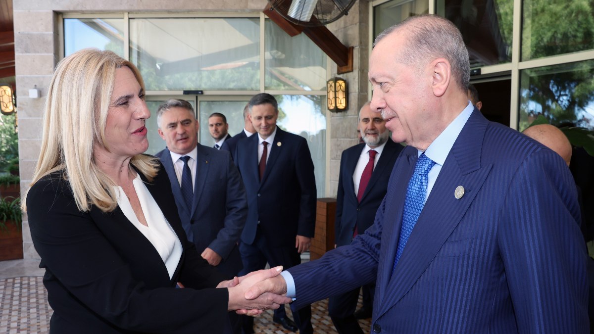 Cumhurbaşkanı Erdoğan, Bosna-Hersek Başkanlık Konseyi üyeleri ile görüştü