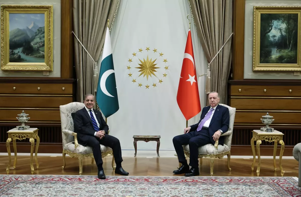 Cumhurbaşkanı Erdoğan, Pakistan Başbakanı Şerif’i kabul etti