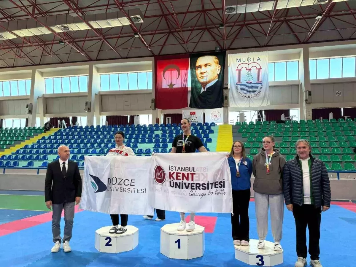 Düzce Üniversitesi Tekvando Şampiyonası’nda Başarılar Elde Etti