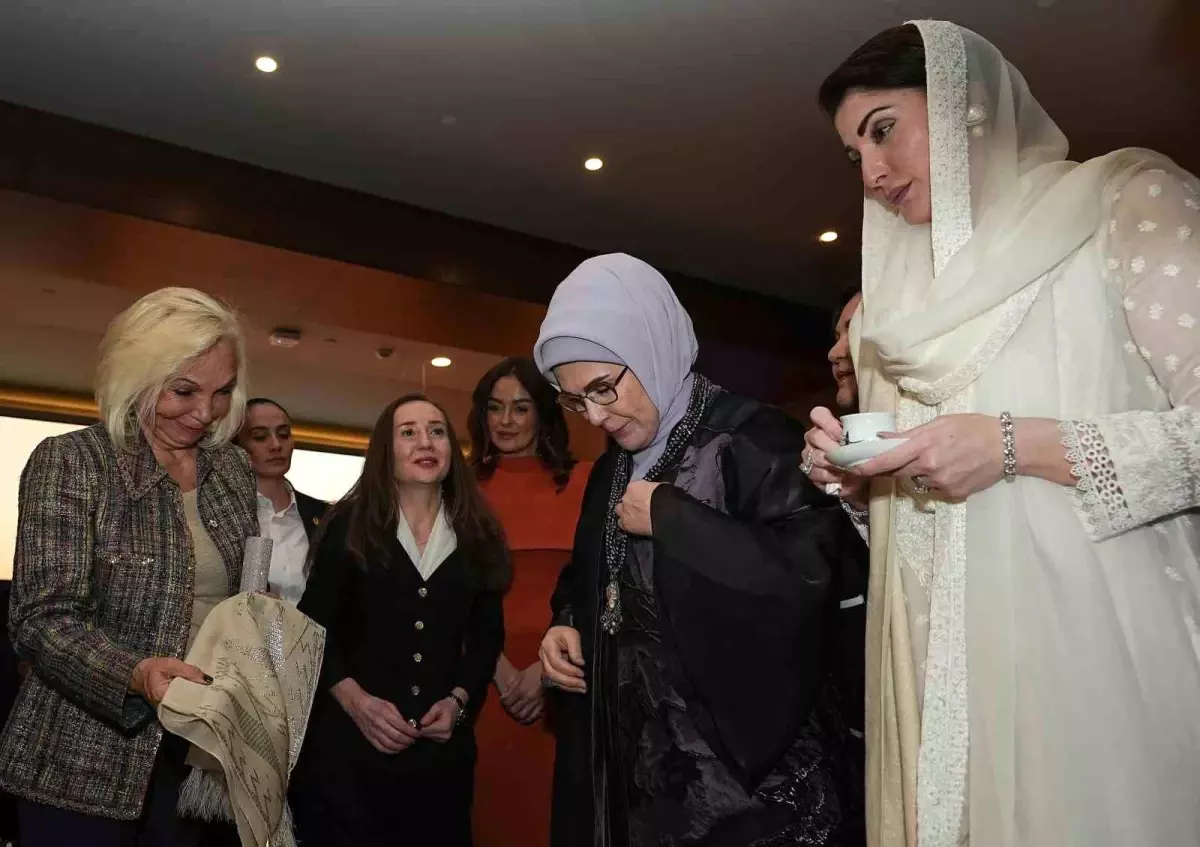 Emine Erdoğan, ADF’ye katılan lider eşlerine Anadolu’nun kültürel mirasını tanıttı