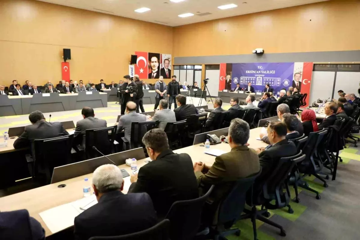 Erzincan’da 2025 Yılı İl Koordinasyon Kurulu Toplantısı Gerçekleştirildi