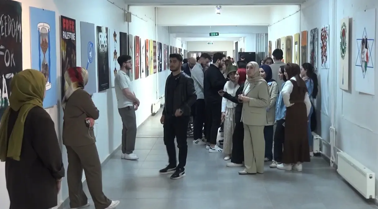 Erzurum’da Gazze’ye Destek Sergisi