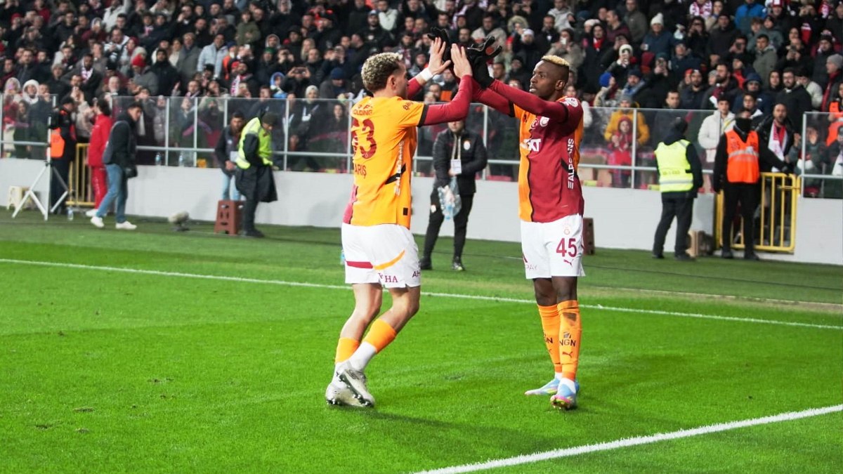 Galatasaray, Samsunspor’a karşı galibiyet serisini 8 maça yükseltti