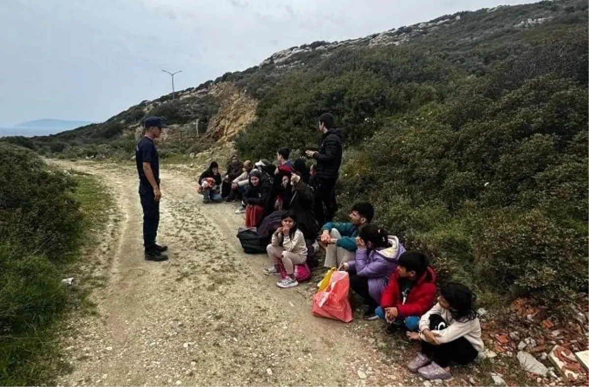 İzmir’de Düzensiz Göçmen Operasyonu