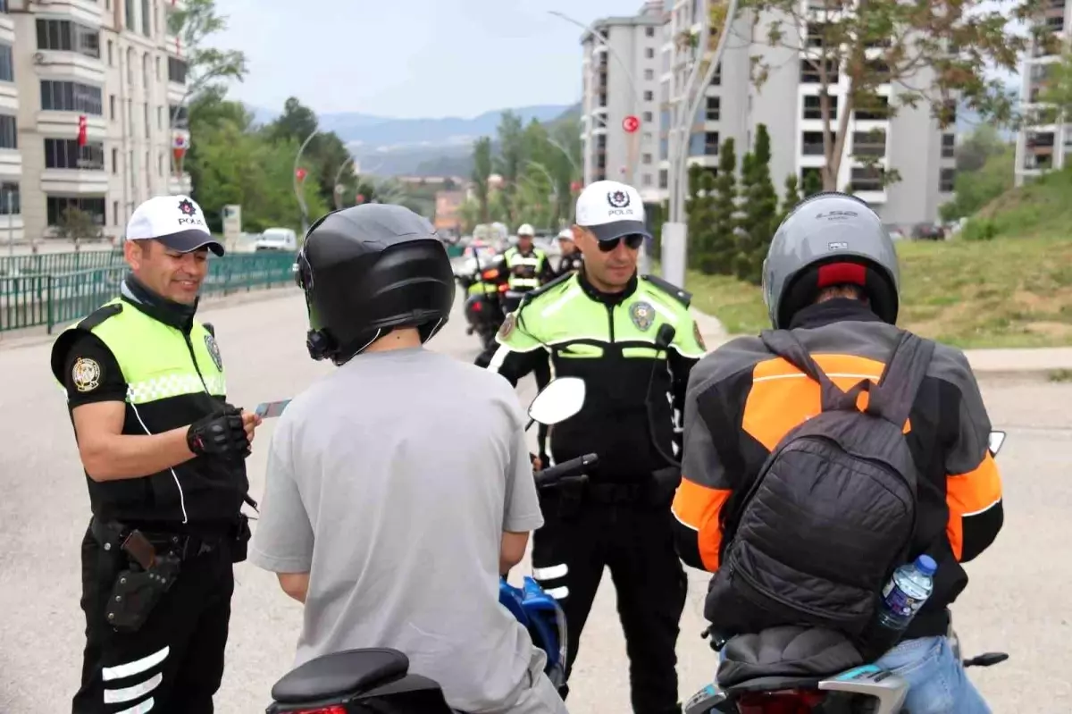Karabük’te Motosiklet Denetimi: 72 Cezalı