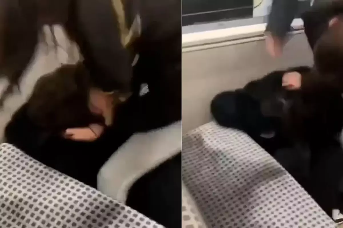 Metroda 13 yaşındaki kıza korkunç saldırı! Diğer yolcular film izler gibi izledi
