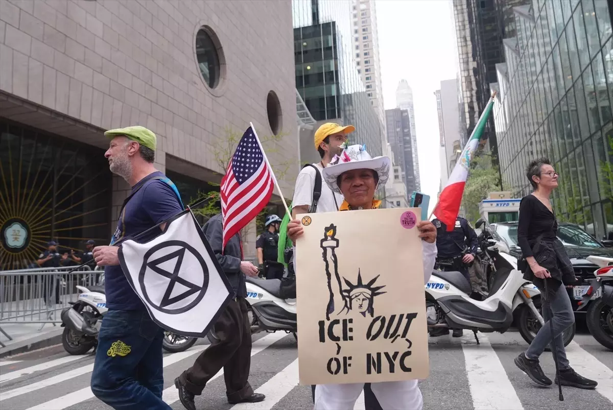 New York’ta Trump’a Protesto