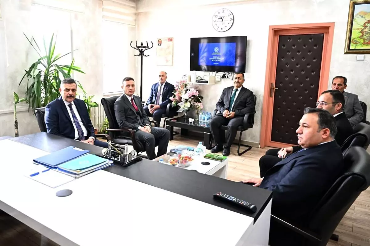 Vali Çiftçi’den Erzurum İl Müdürlüğü Ziyareti