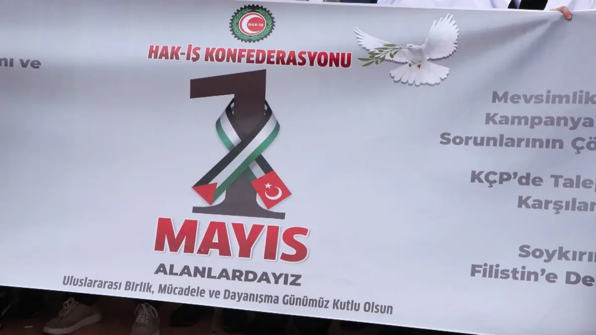1 Mayıs Coşkulu Kutlandı