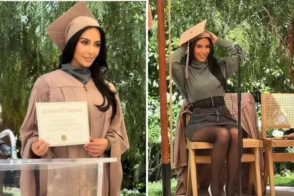 6 yılda hukuk eğitimi tamamlayan Kim Kardashian, dalga konusu oldu