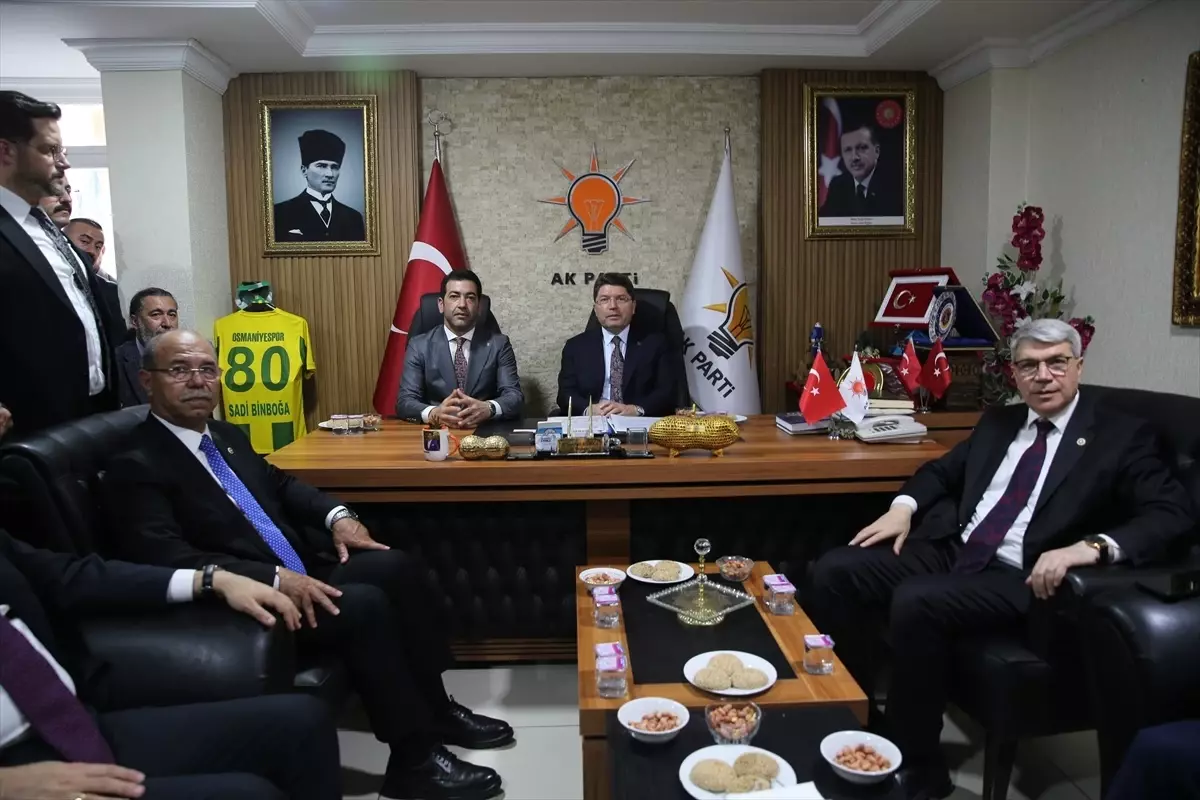 Adalet Bakanı Yılmaz Tunç, Osmaniye’de konuştu Açıklaması
