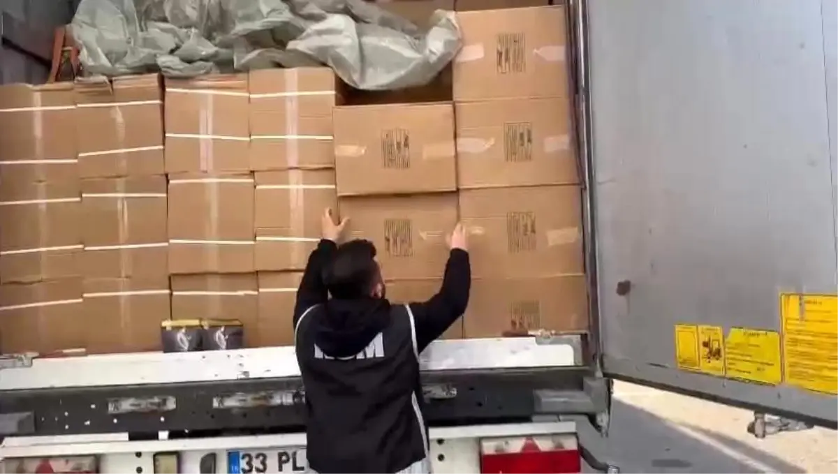 Adana’da Kaçak Tütün ve Sigara Operasyonu