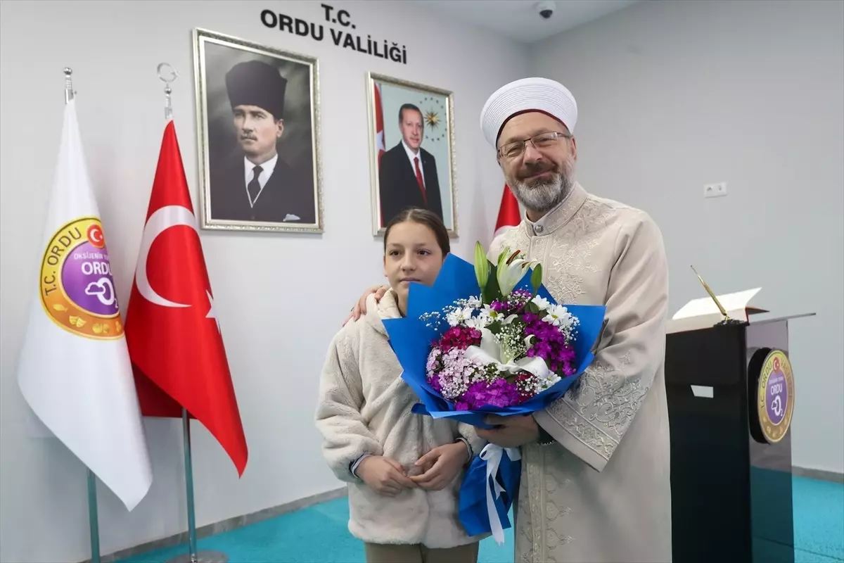 Ali Erbaş’tan Ordu Valisi’ne Ziyaret