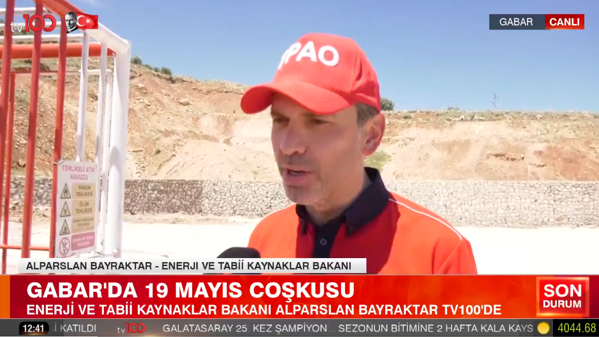 Alparslan Bayraktar: Gabar artık üretim ve istihdamla anılıyor
