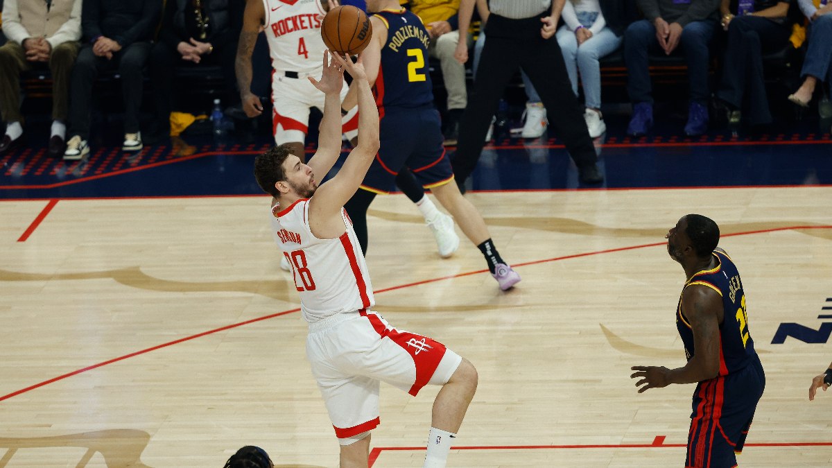 Alperen Şengün, Golden State karşısında double double yaptı