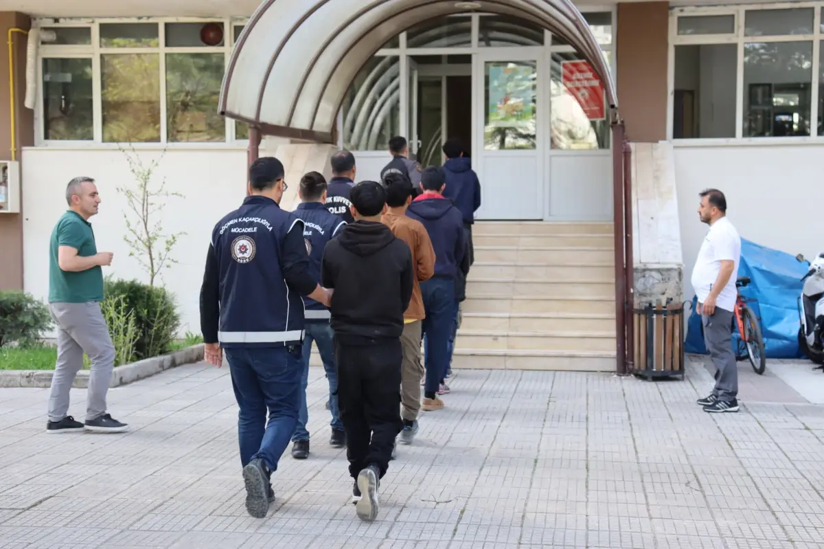 Amasya’da 6 Kaçak Göçmen Yakalandı