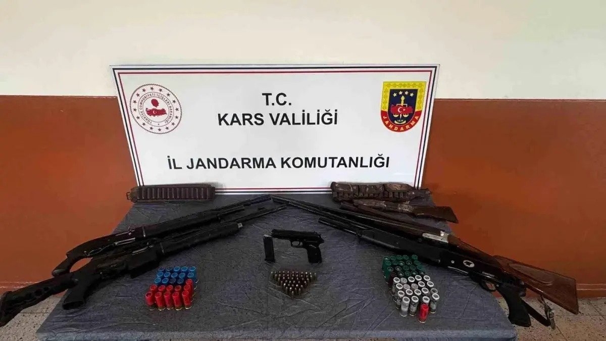 Arpaçay’da Silah Operasyonu