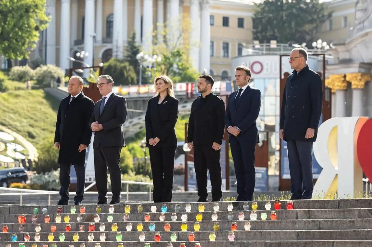 Avrupa Liderleri Kiev’de Barış Çağrısı Yapıyor
