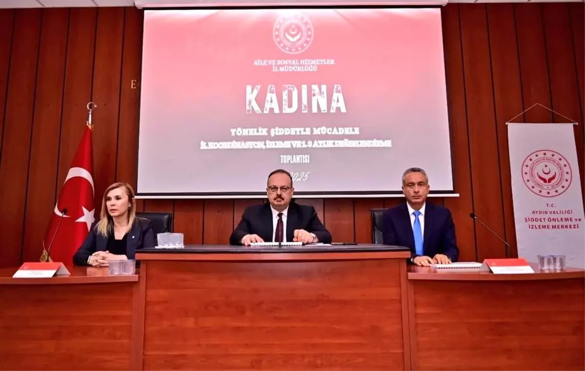 Aydın’da Kadına Şiddetle Mücadele Toplantısı
