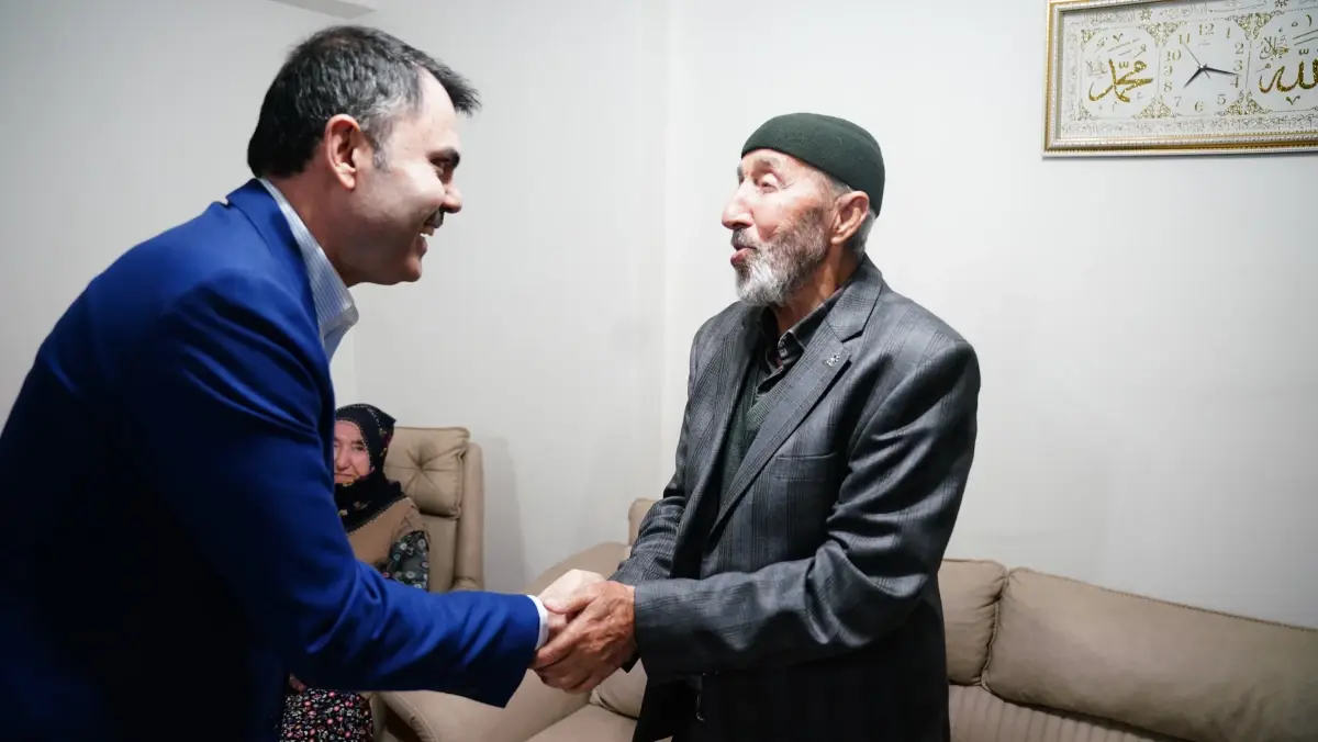 Bakan Kurum, Malatya’da Yeni Köy Evlerine Ziyaret Etti