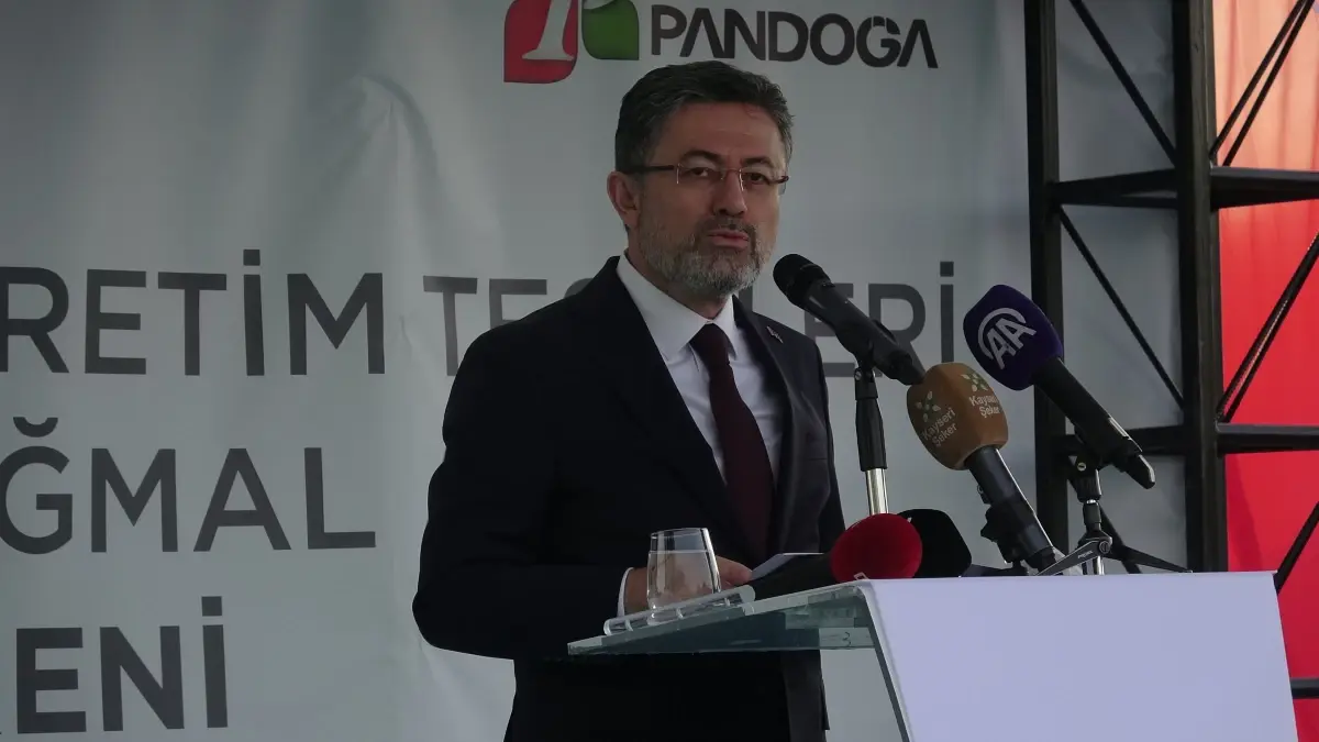 Bakan Yumaklı Tesis Açılışında
