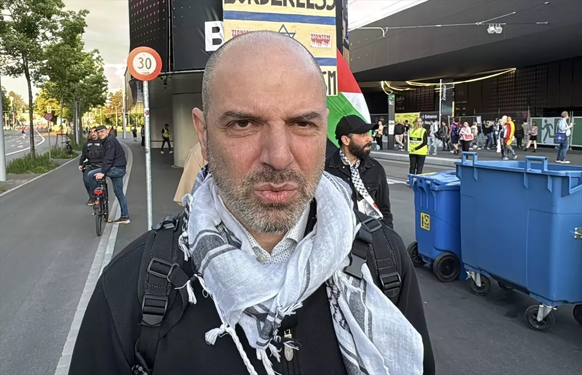 Basel’de İsrail’e Eurovision Protestosu