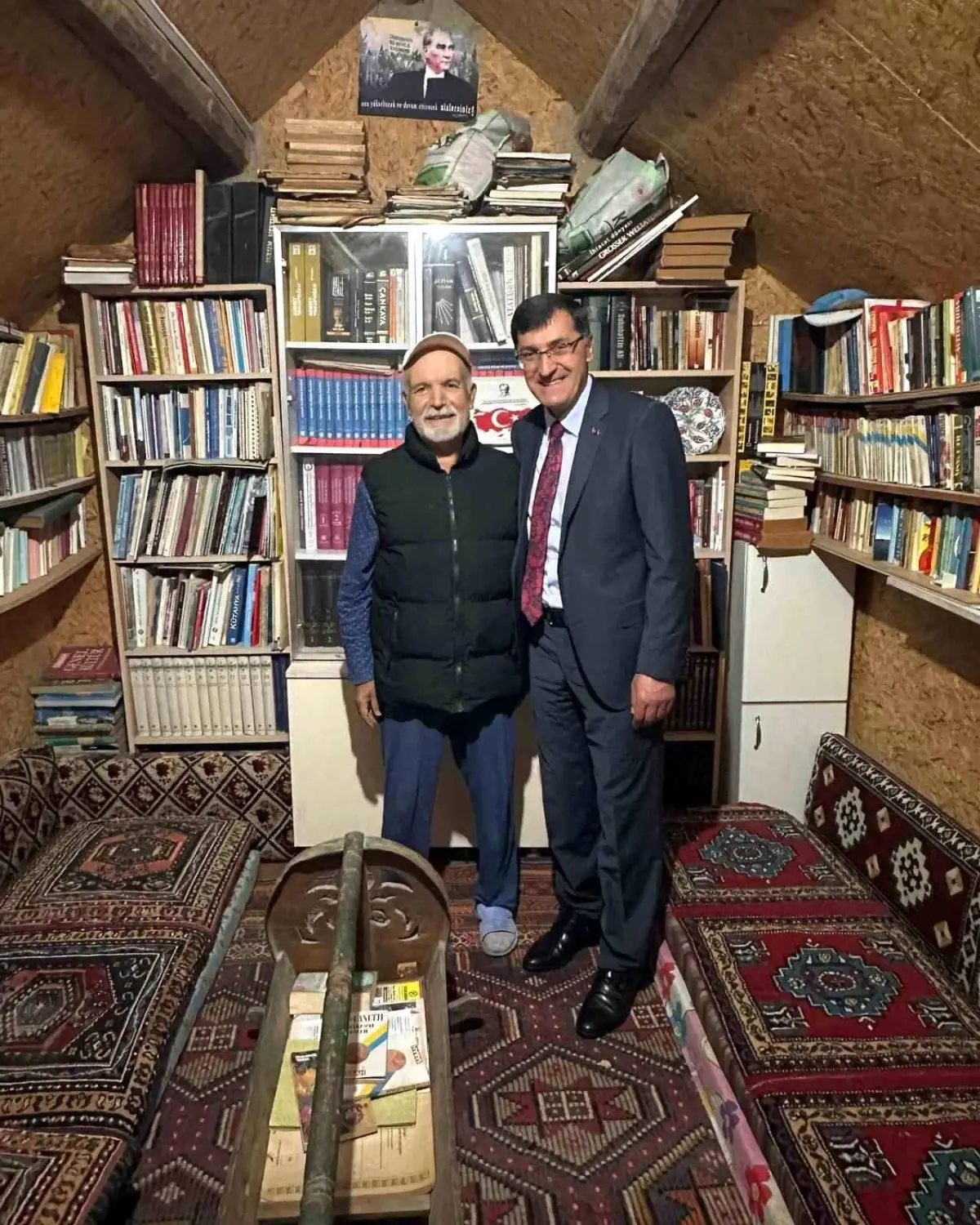 Başkan Kahveci, Kalp Krizi Geçiren Mehmet Yeşil’i Ziyaret Etti