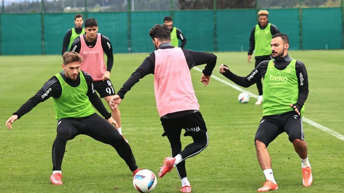 Beşiktaş’ta Fenerbahçe maçı hazırlıkları sürdü