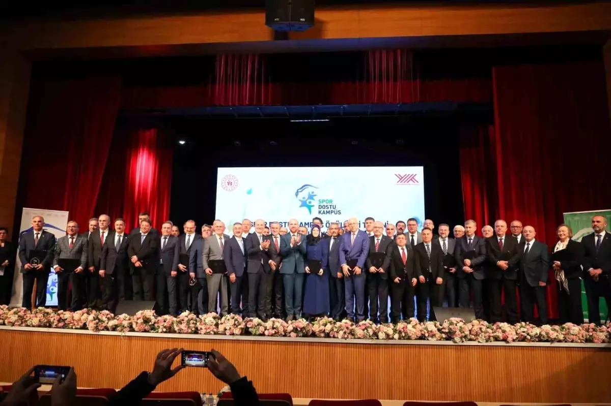 BEUN, Spor Dostu Kampüs Ödül Töreni’nde Türkiye 4’üncüsü oldu