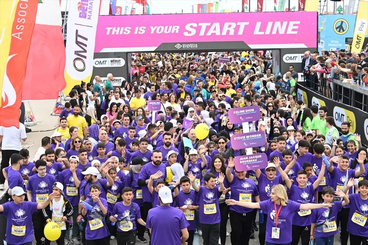 Beyrut’ta Uluslararası Maraton Coşkusu