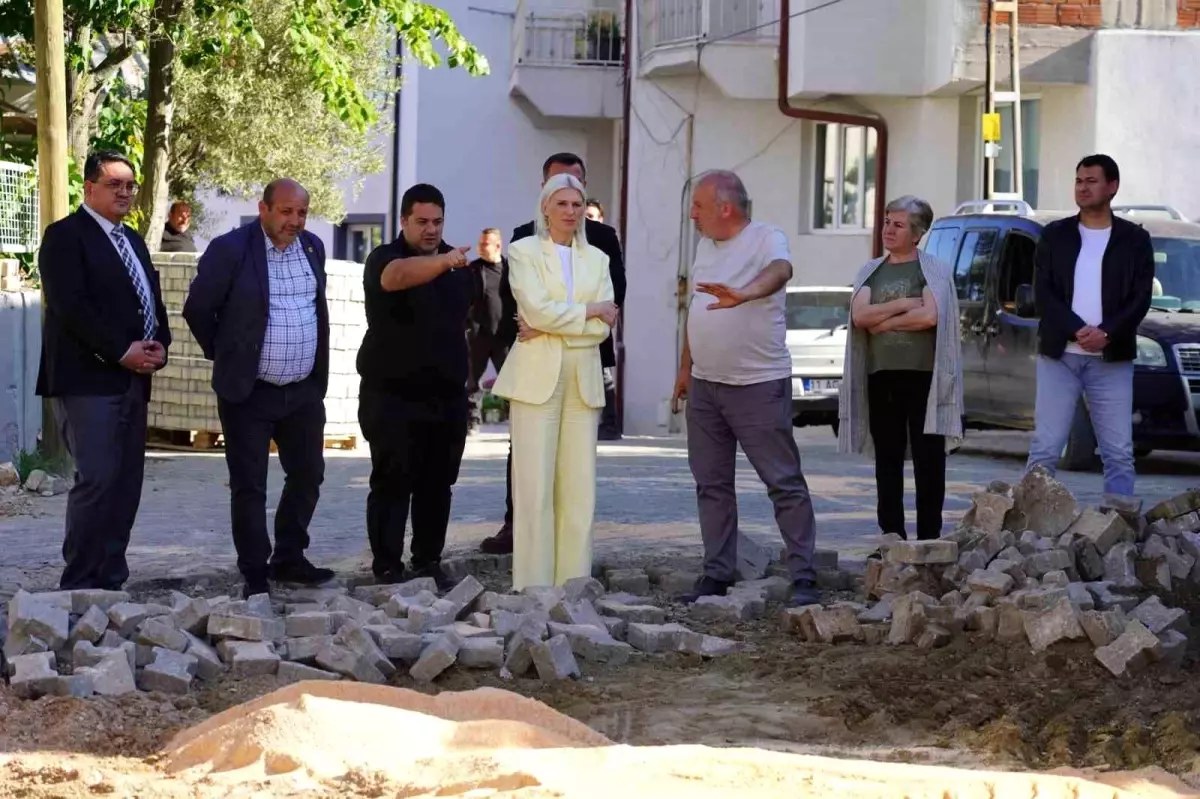 Bilecik’te Kilit Parke Taşı Çalışmaları İncelendi