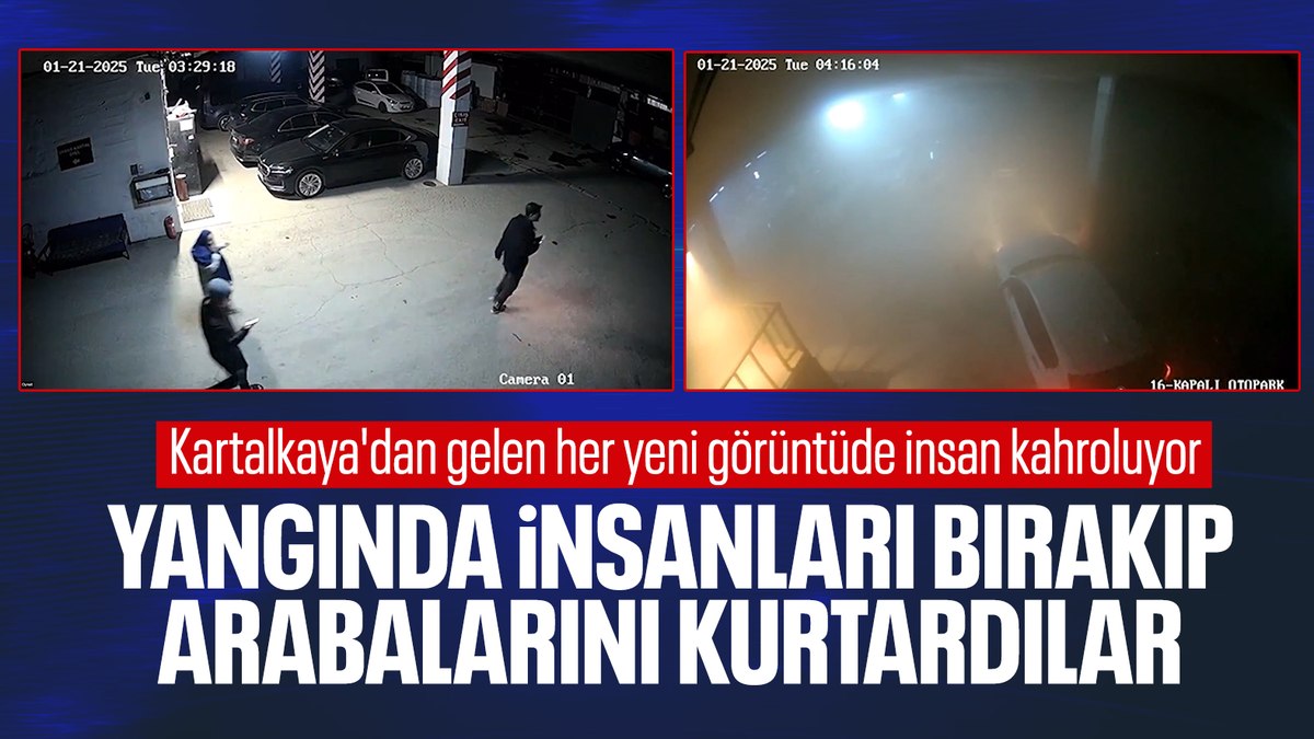 Bolu Kartalkaya’daki yangın felaketinde yeni görüntü