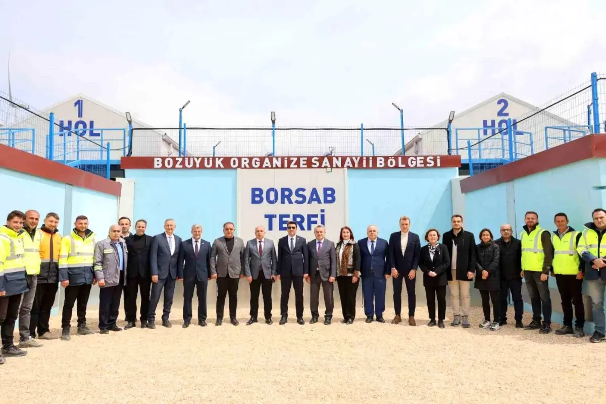 Bozüyük OSB’de Modern Su Deposu ve Terfi Binası Açıldı