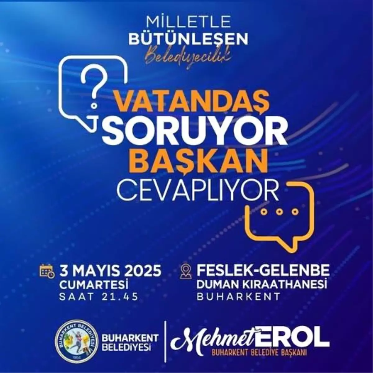 Buharkent’te ‘Vatandaş Soruyor Başkan Cevaplıyor’ Buluşmaları Devam Ediyor