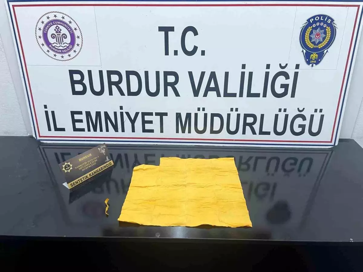 Burdur’da Uyuşturucu Operasyonu: 1 Tutuklama