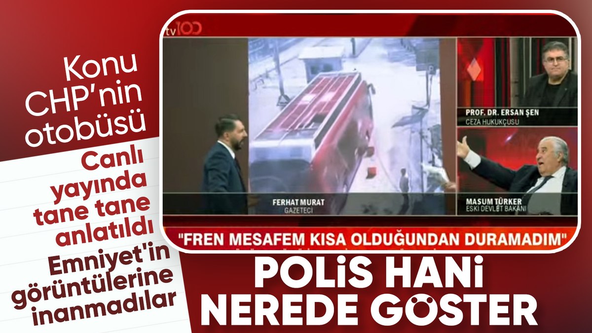 Canlı yayın polemiği: CHP otobüsünün ezmeye çalıştığı polis videosu gerçek mi