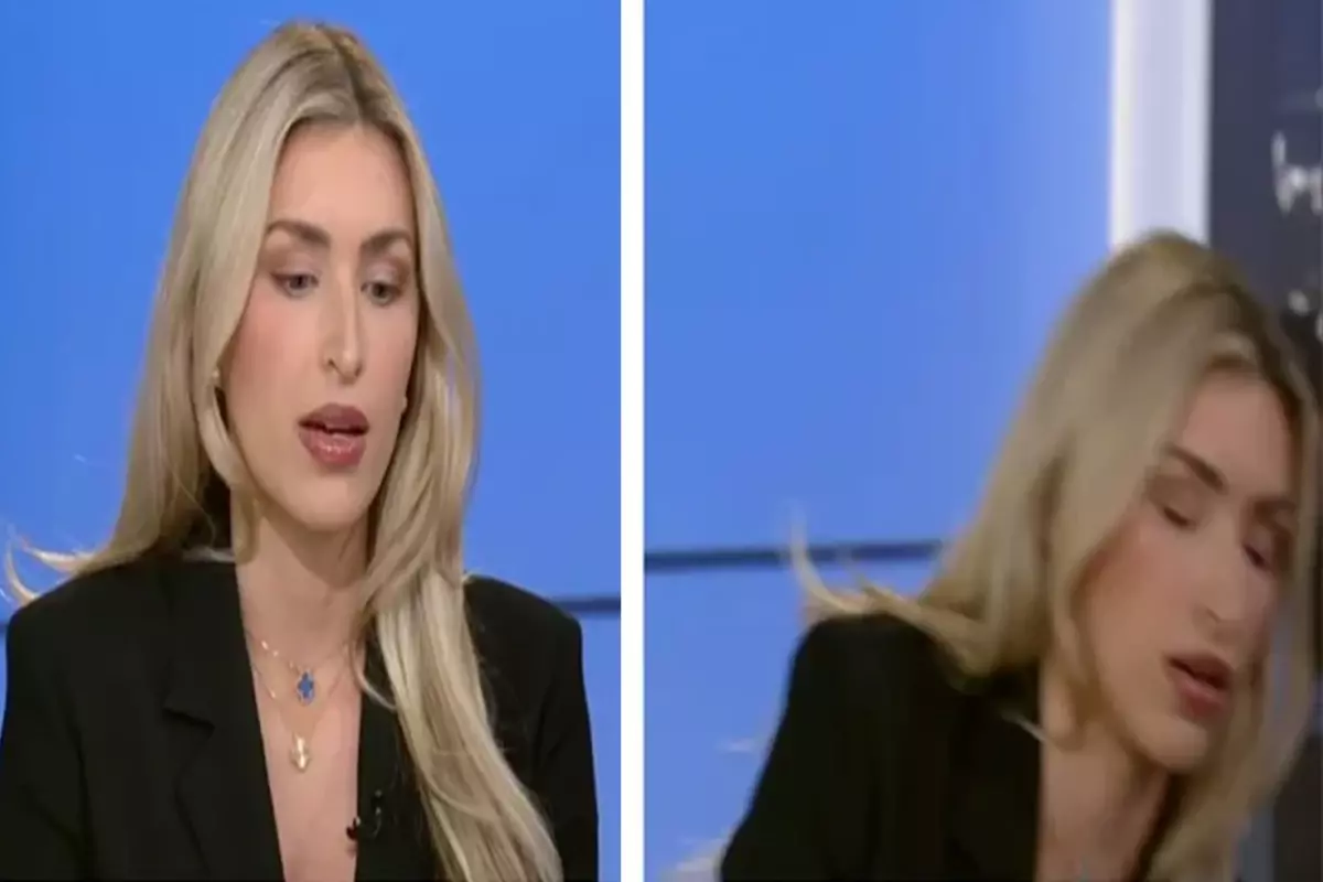 Canlı yayında bilincini kaybedip yere yığıldı