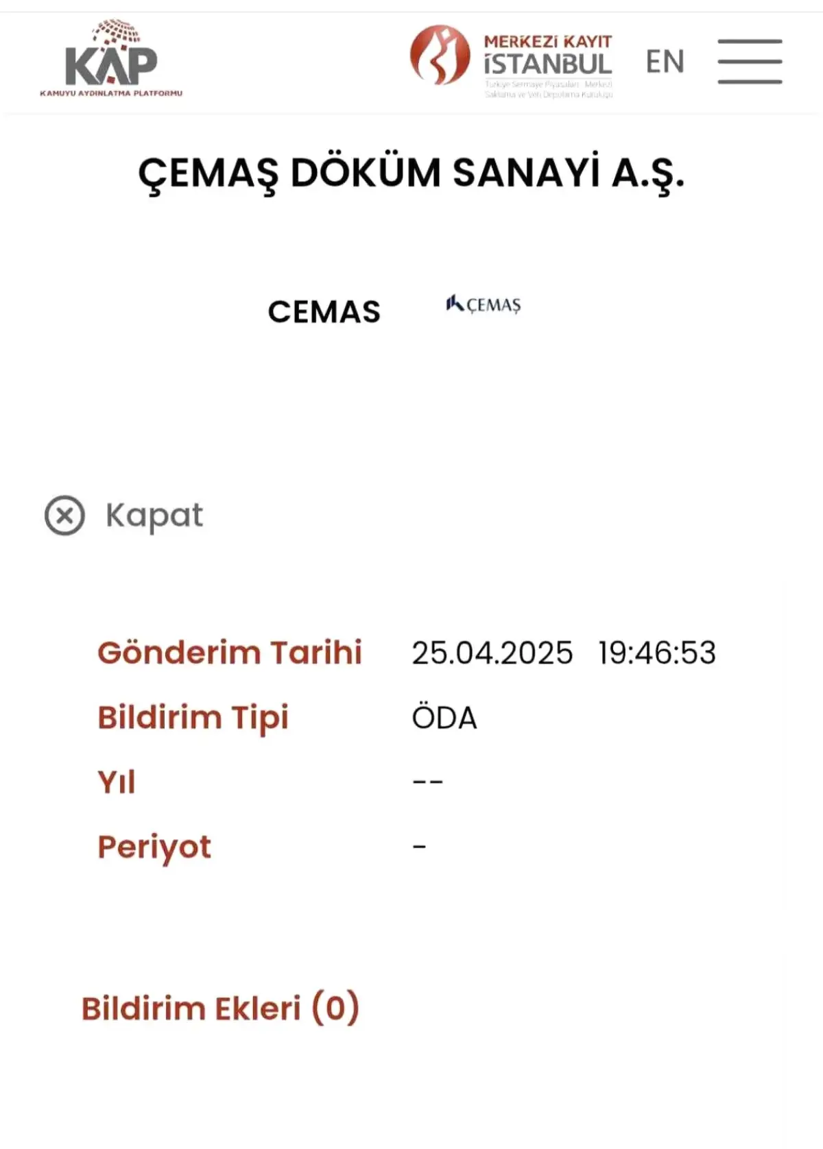 Çemaş Döküm Sanayi’den Toplu İşçi Çıkarımı