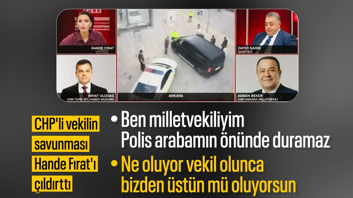CHP’li Adnan Beker’in şoförü, aracı polis ekiplerinin üzerine sürdü