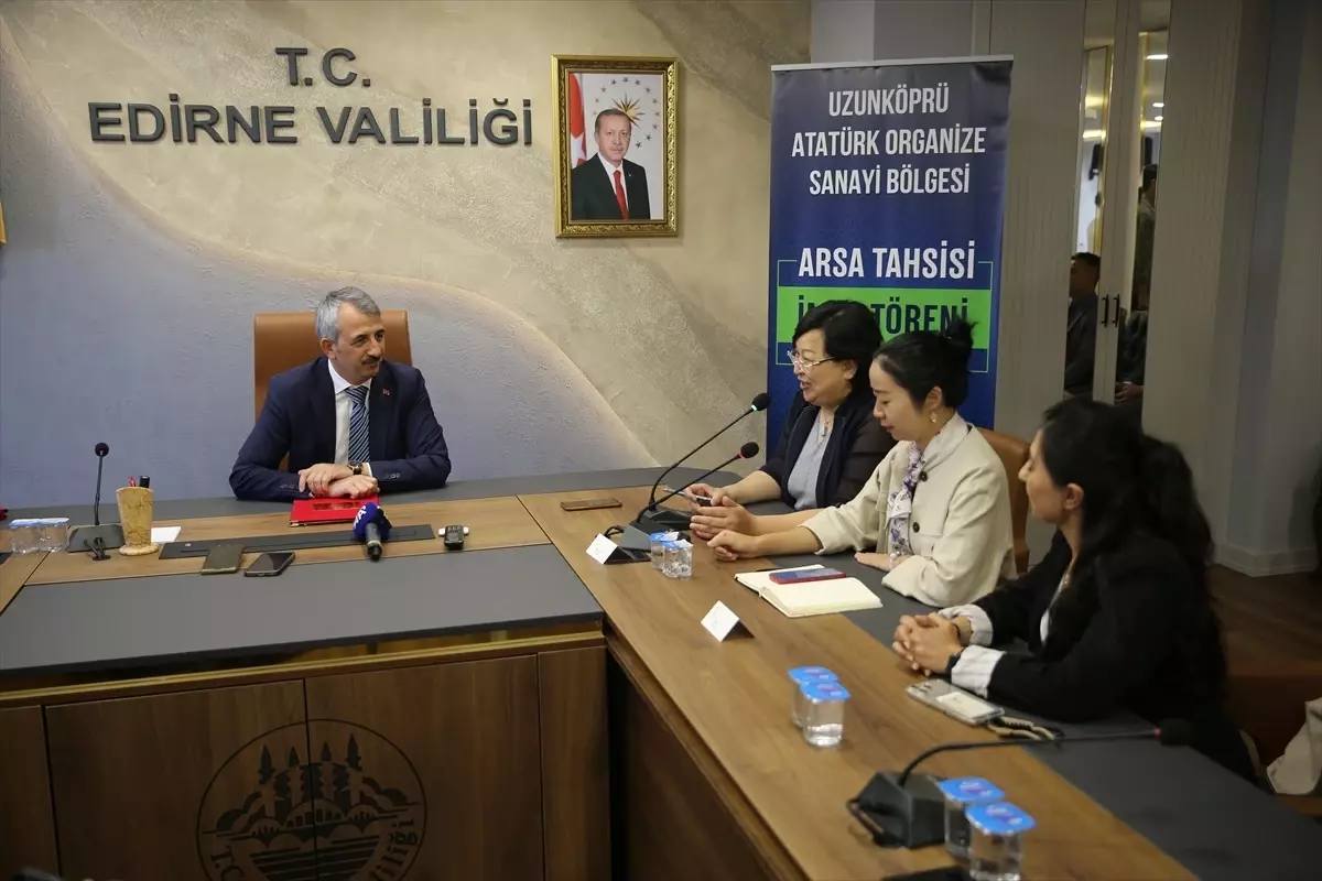 Çinli Firma Edirne’de Rüzgar Türbini Üretecek