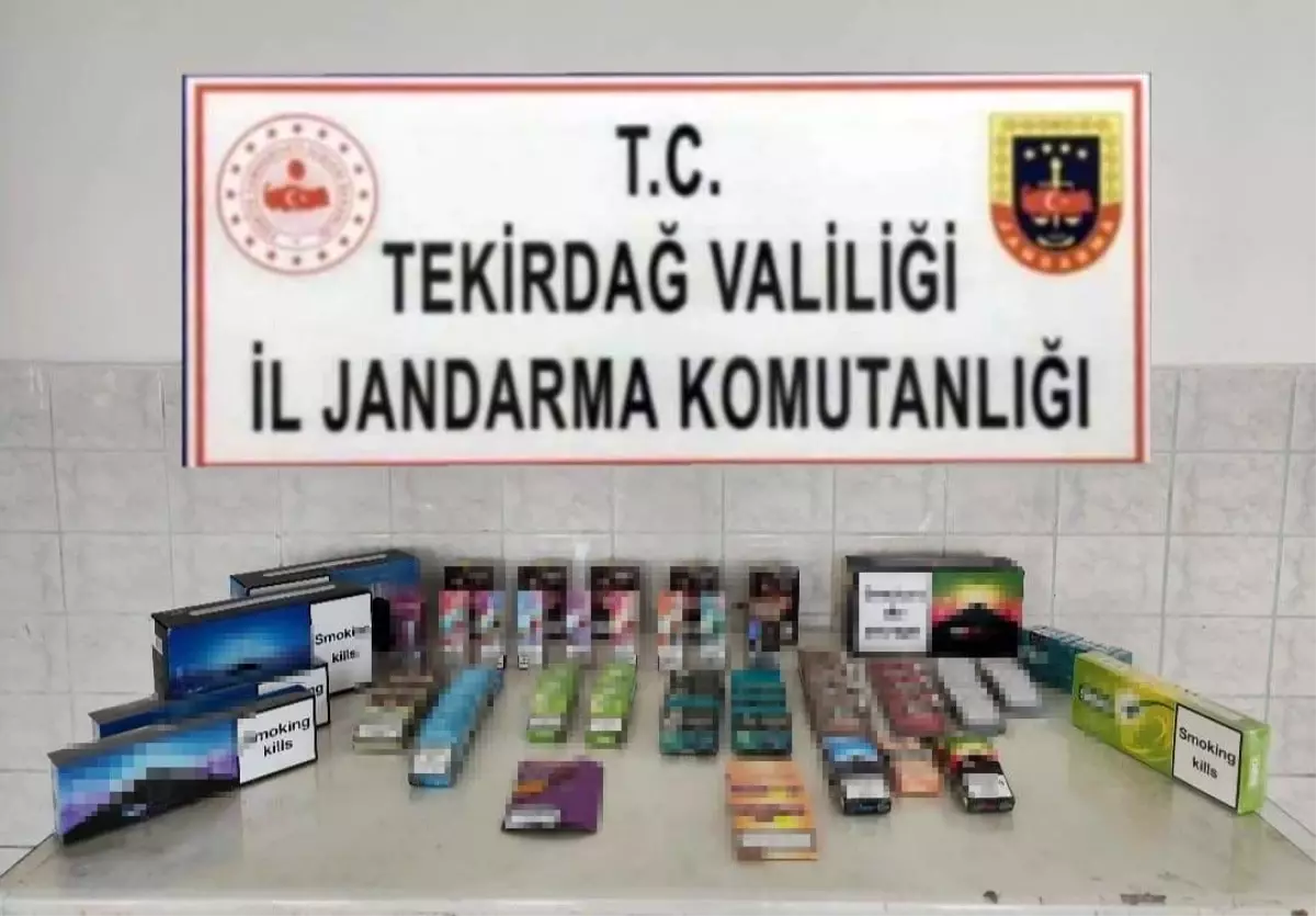 Çorlu’da Kaçak Sigara Operasyonu