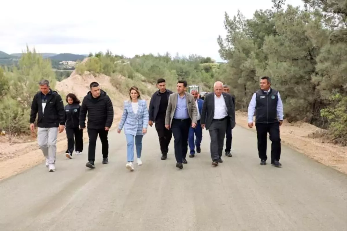 Çukurören Yoluna Asfalt Çalışması Başladı