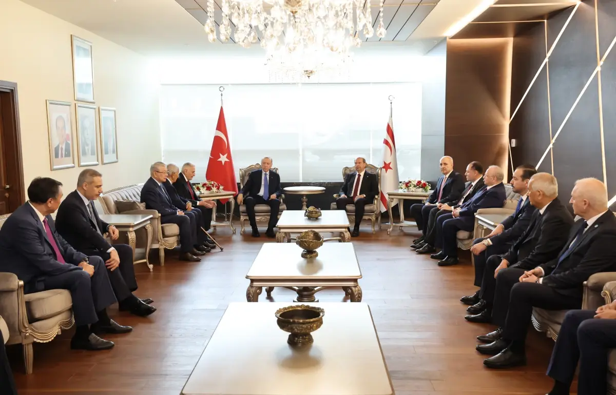 Cumhurbaşkanı Erdoğan KKTC’ye Ulaştı