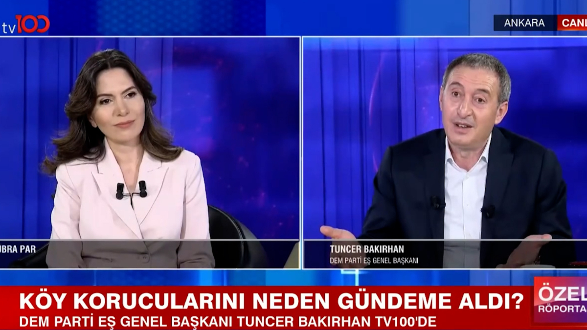 DEM’li Tuncer Bakırhan, korucularla ilgili sözlerine açıklık getirdi